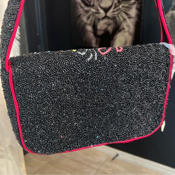 🐍MADE IN INDIA Snake/Dragon Beaded Shoulder Bag🐍NWT - Picture 12 of 15